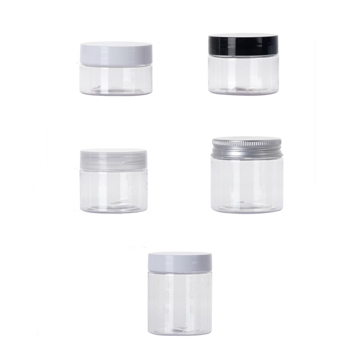 Mason Jar 8Oz - 50/100/120g 150/180/200/250/300ml 4oz 8oz 플라스틱 원형
