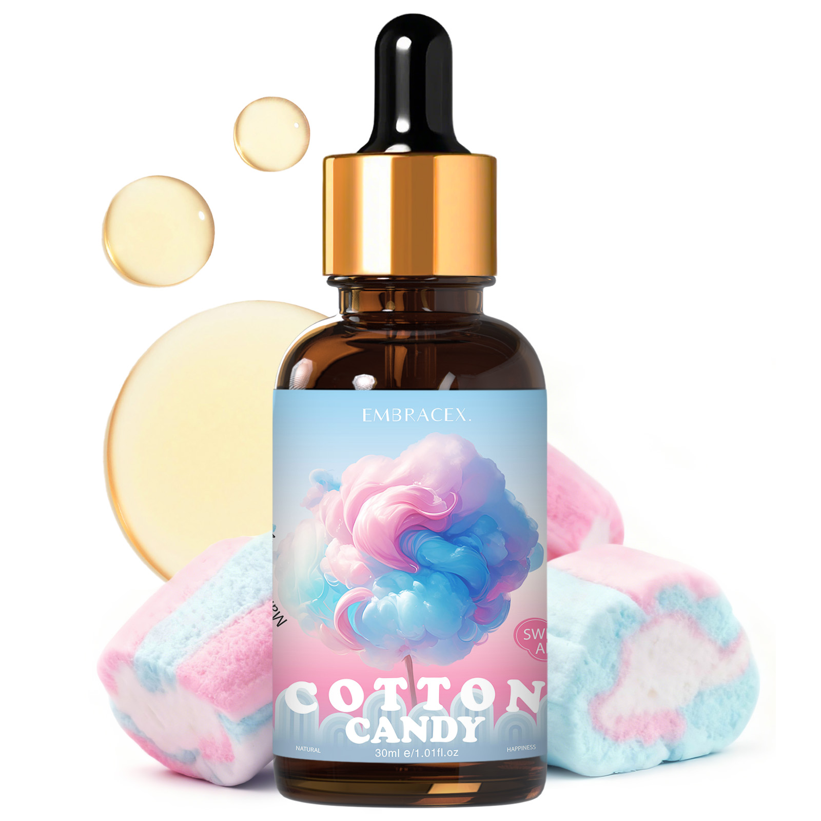Candle Oil Supplies - 30ml 코튼 캔디 향 오일 자동차