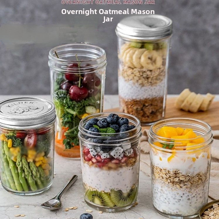 Mason Jar 8Oz - 대형 유리 메이슨 병 밀폐 용기