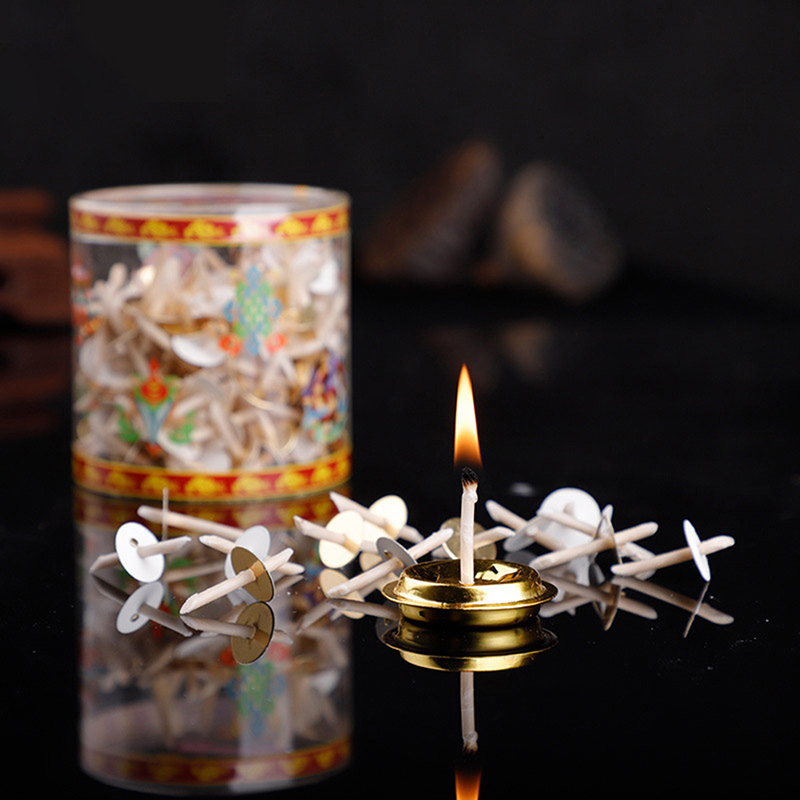 Candle Oil Supplies - 200개/박스 오일 램프 심지 제작 용품