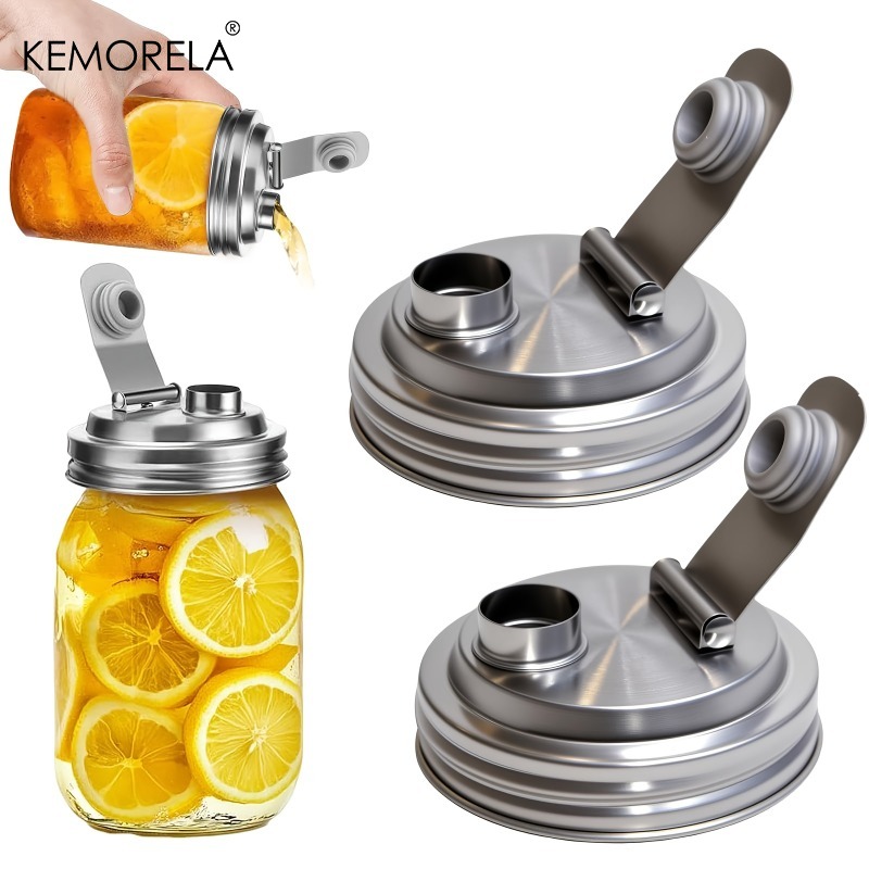 Mason Jar 8Oz - 1/2팩 메이슨 자 스테인리스 스틸 푸어