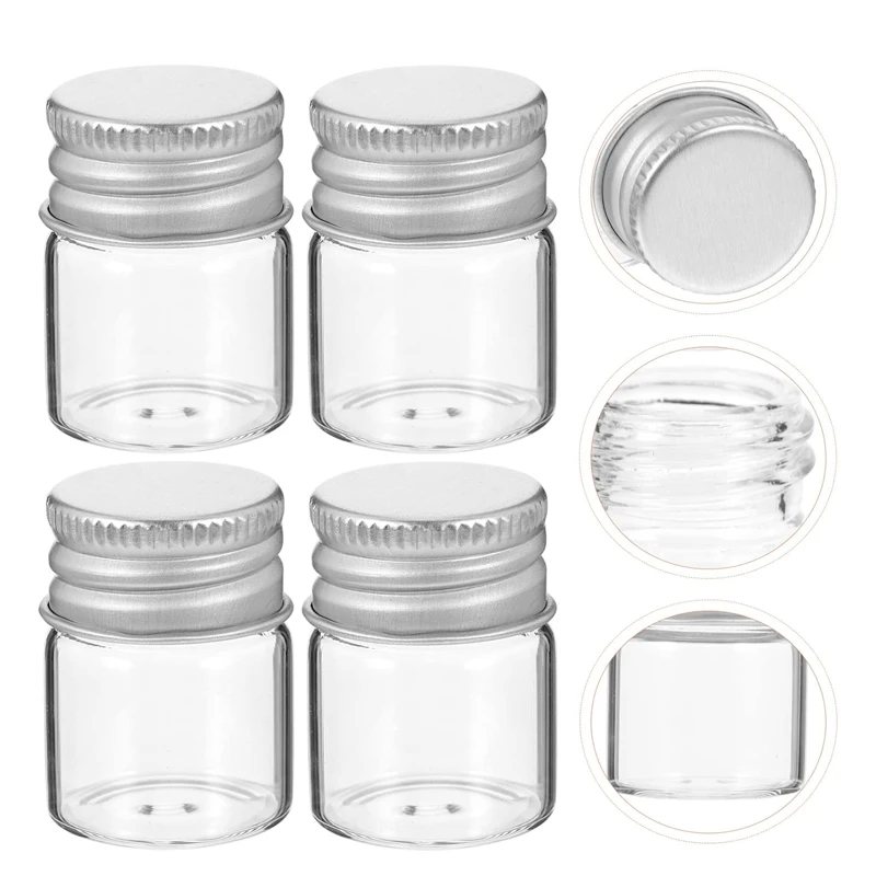 알루미늄 뚜껑이있는 5/10pcs 유리 병5-25/30 - Mason Jar 8Oz 리뷰 및 가격