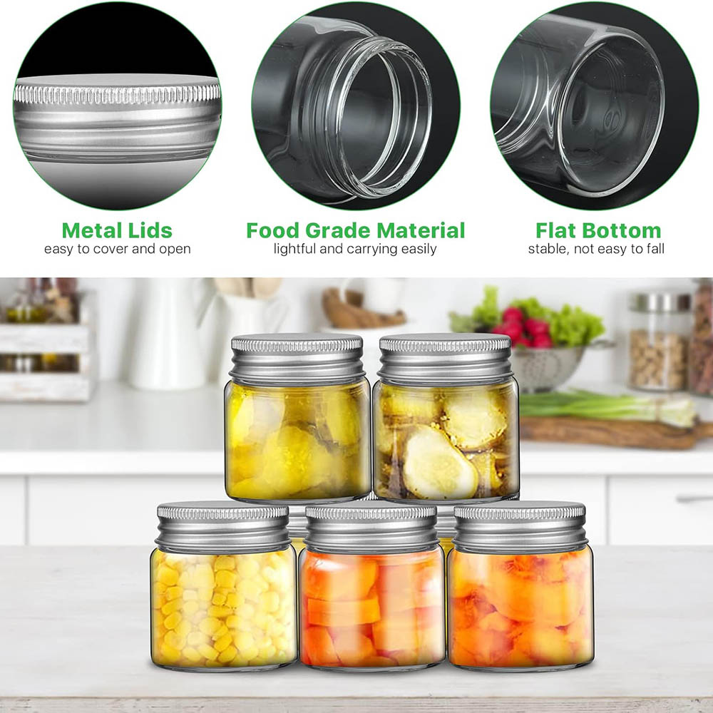 2온스 미니 메이슨병, 뚜껑이 있는 넓은 입 투명 유리 - Mason Jar 8Oz 리뷰 및 가격