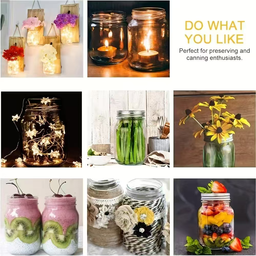 6개, 12개, 500ml/16oz, 유리 메이슨병,  - Mason Jar 8Oz 리뷰 및 가격