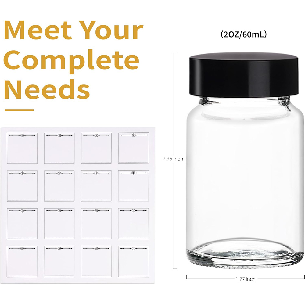 6/12 팩 2 oz 유리 샷 병, 넓은 입, 60 m - Mason Jar 8Oz 리뷰 및 가격