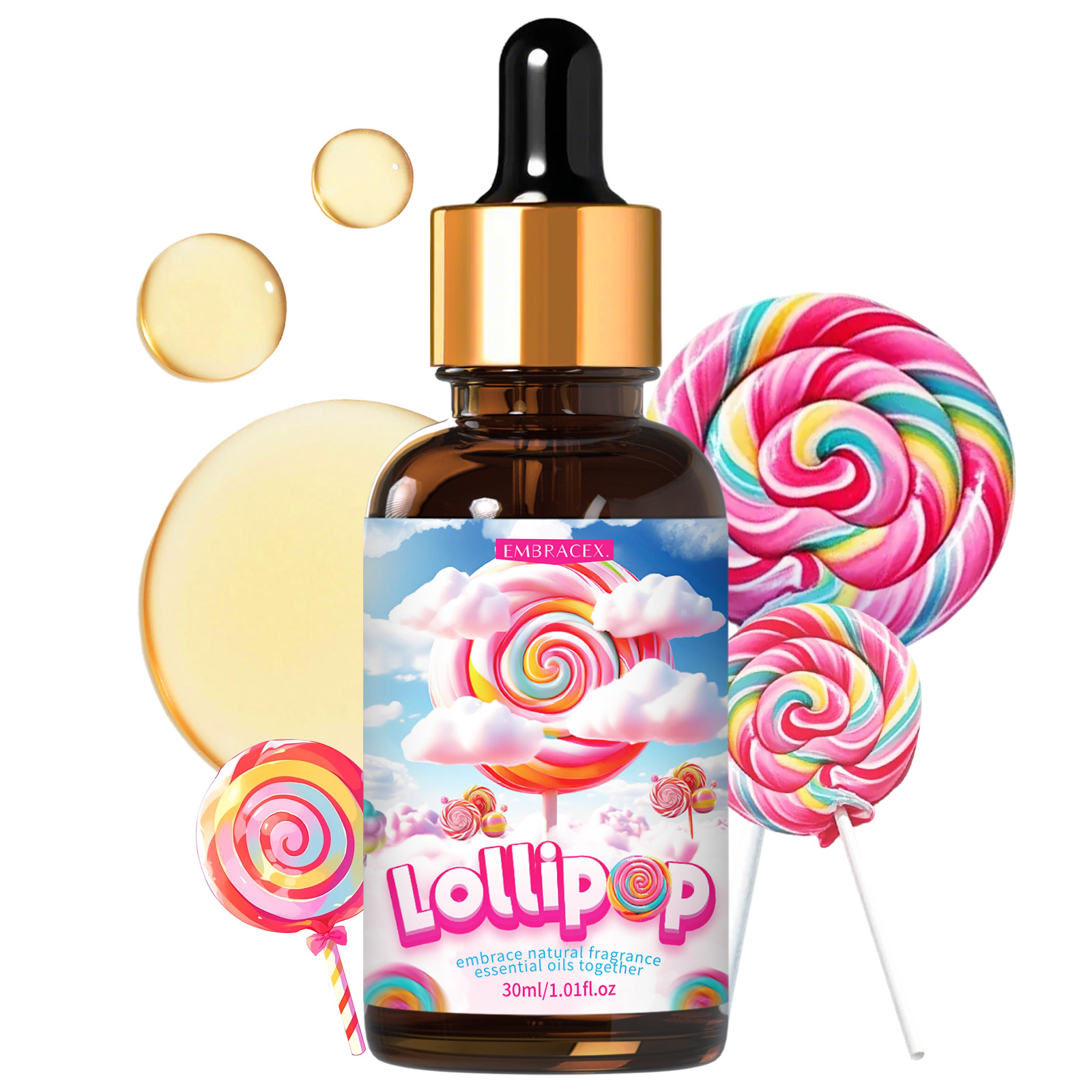 30ml 롤리팝 에센셜 오일 향기 자동차 방향제 오일, - Candle Supplies Fragrance Oil 리뷰 및 가격