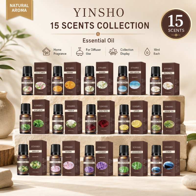 향수 에센셜 오일 세트 15개입 10ml 오일 솔루블  - Candle Oil Supplies 리뷰 및 가격