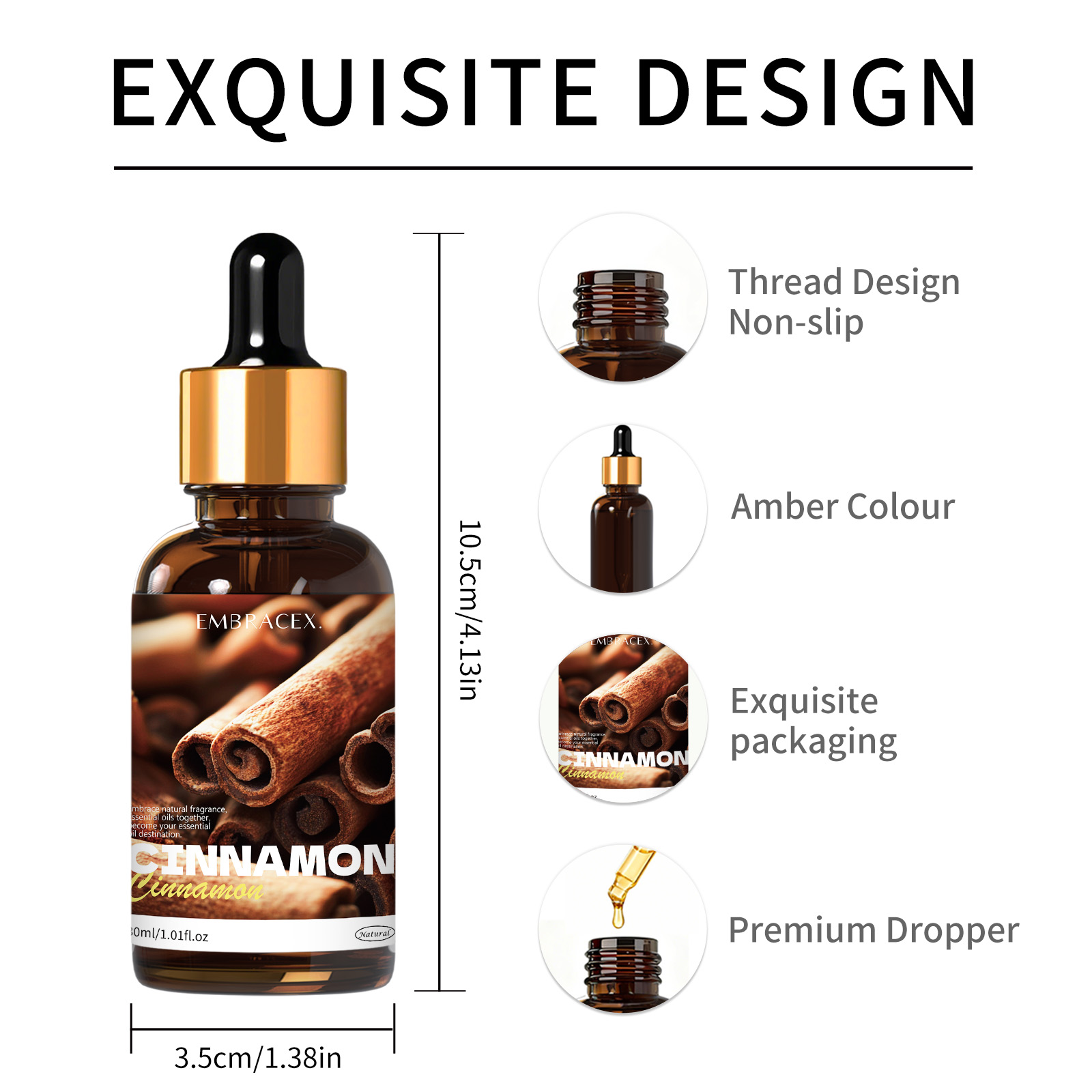 30ml 시나몬 순수 식물 에센셜 오일 자동차 용품,  - Candle Oil Supplies 리뷰 및 가격