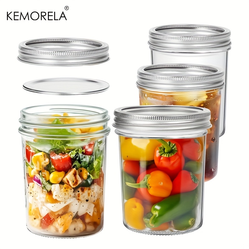 KEMORELA 메이슨 항아리 350ML 뚜껑 포함 4 - Mason Jar 8Oz 리뷰 및 가격
