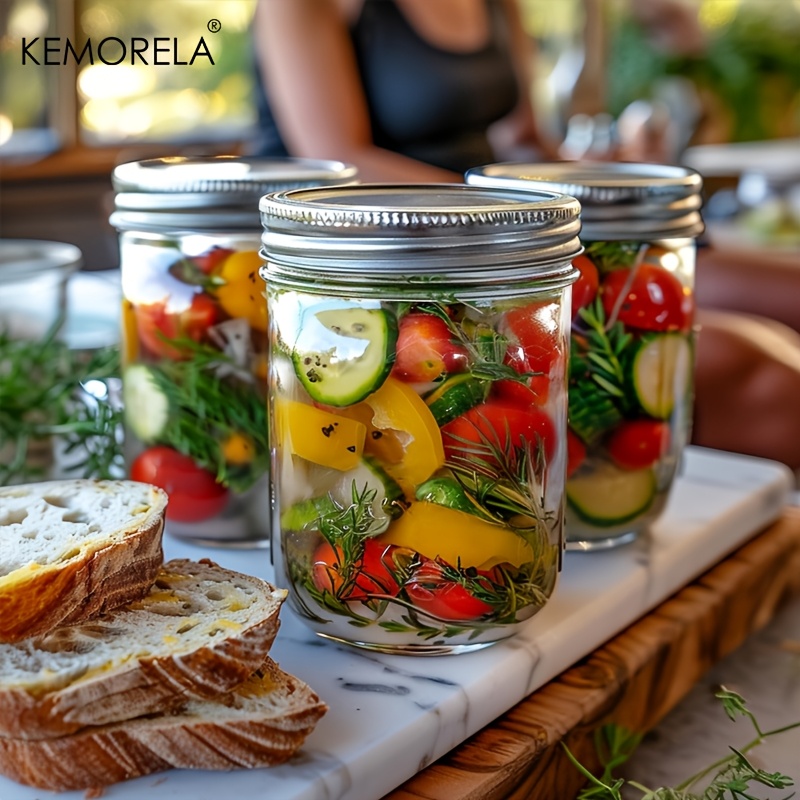 KEMORELA 메이슨 항아리 350ML 뚜껑 포함 4 - Mason Jar 8Oz 리뷰 및 가격