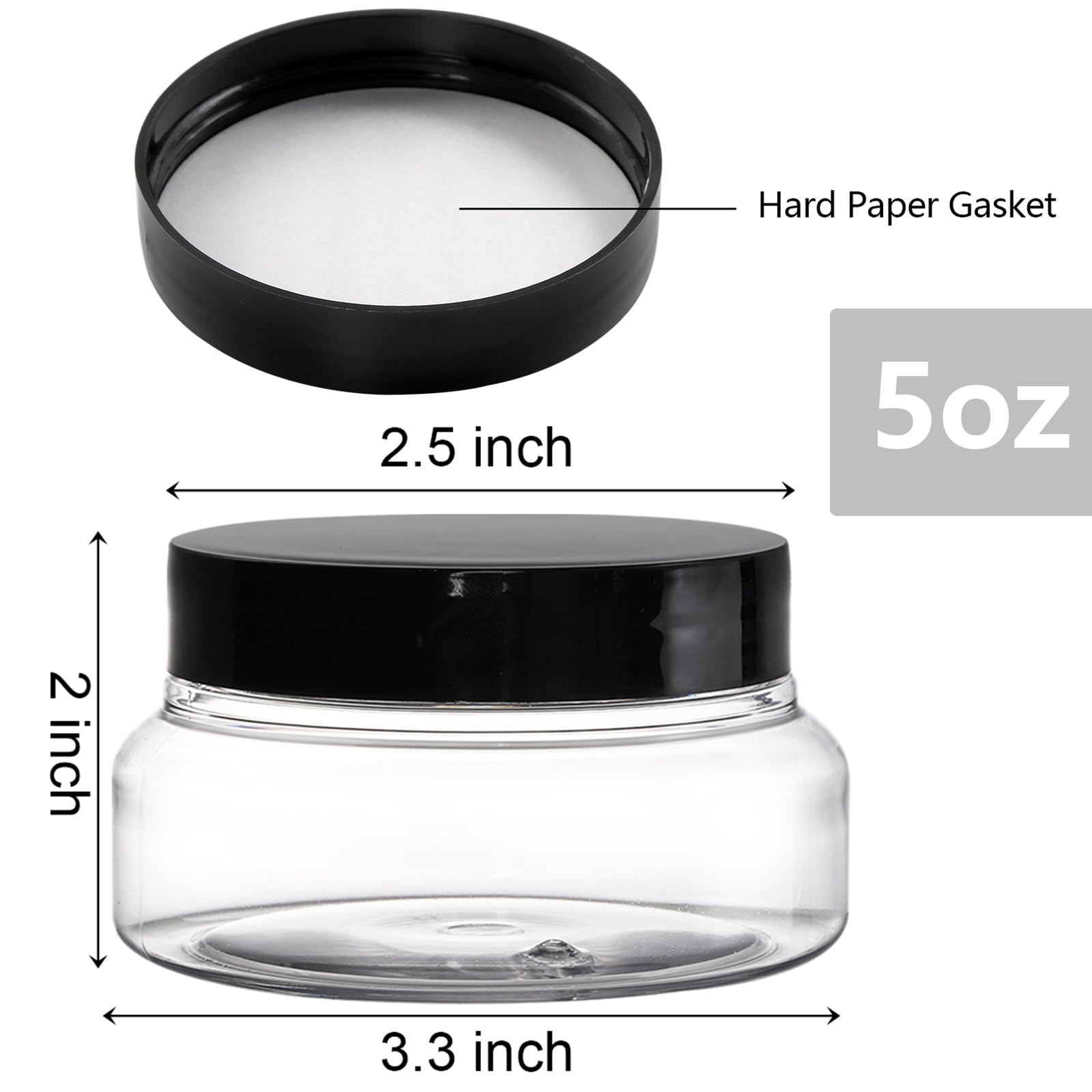 뚜껑이 있는 12팩 5/8온스 플라스틱 용기, 투명 바 - Mason Jar 8Oz 리뷰 및 가격