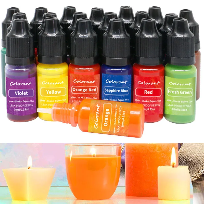 20 색상 고농도 수제 양초 비누 컬러 에센스 간장 왁 - Candle Supplies Bulk 리뷰 및 가격