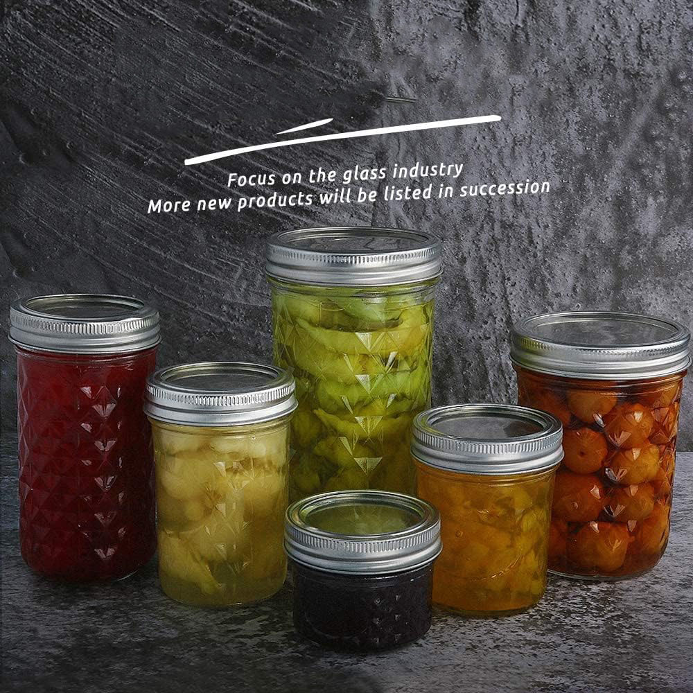 메이슨 항아리 통조림 항아리, 원피스 일반 뚜껑이 있는 - Mason Jar 8Oz 리뷰 및 가격